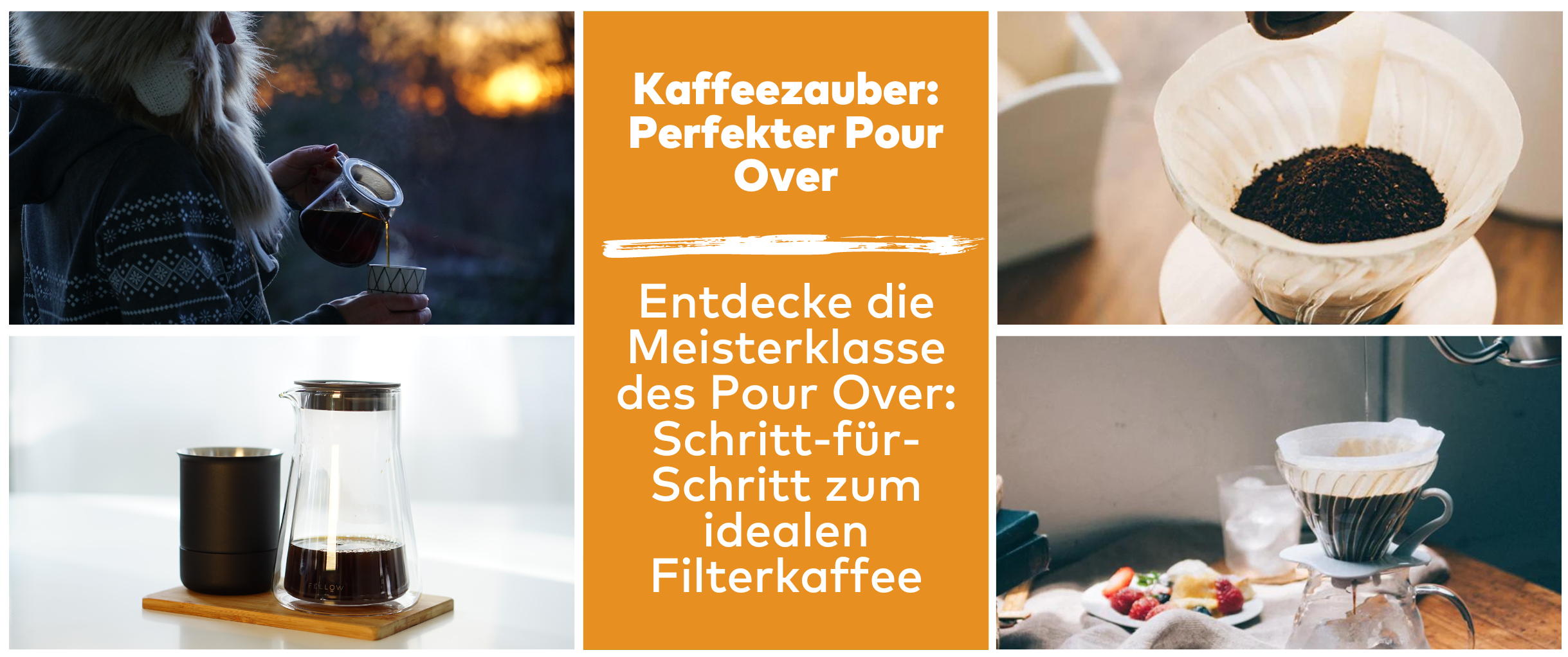 Erklärung wie ein guter Filter Pour Over Kaffee gelingt