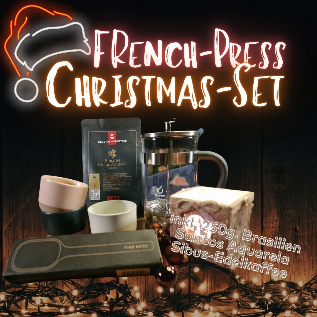 French Press Set Forever 800ml mit Kinto Tassen &amp; Edelkaffee